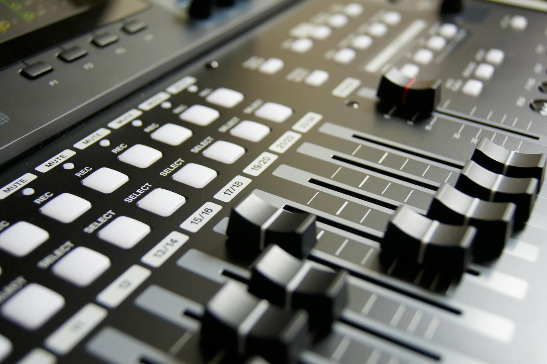 Audio setup at a professional venue in Accra